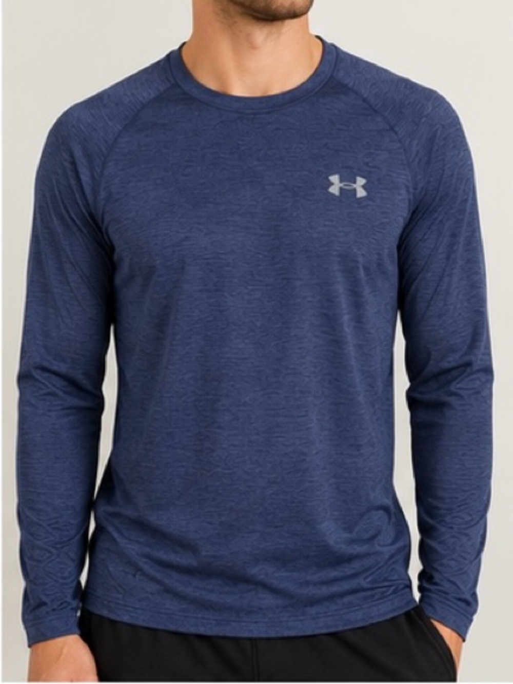 Under Armour HeatGear Blue Long Sleeve Athletic Top XS